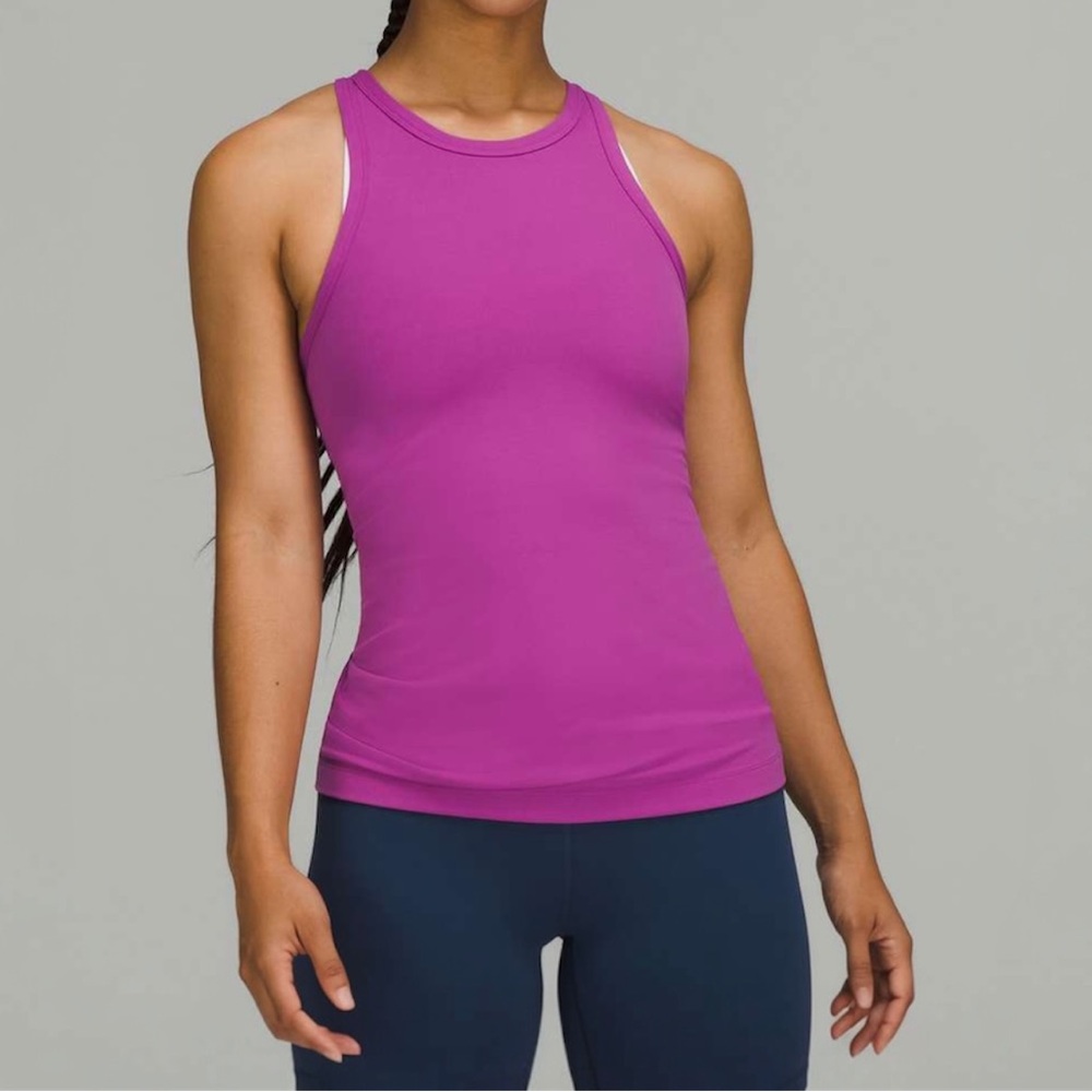 Lululemon Align Hip-Length Racerback Tank Top•Vivid Plum💜 - Picture 2 of 11